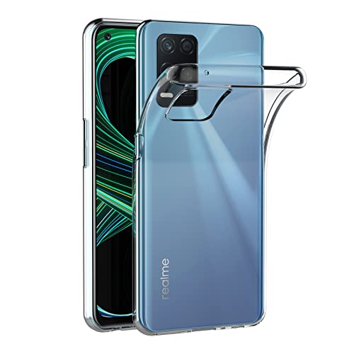 AICEK Hülle Kompatibel mit Realme 8 5G, Transparent Silikon Handyhülle für Realme 8 5G Hülle TPU Schutzhülle Bumper Crystal Clear Case von AICEK