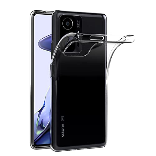 AICEK Hülle Kompatibel mit Xiaomi Mi 11T, Transparent Silikon Handyhülle für Mi 11T Pro Hülle TPU Schutzhülle Bumper Crystal Clear Case von AICEK