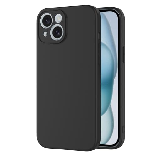 AICEK Kompatibel mit Apple iPhone 15 Hülle, Schwarz Silikon Schutzhülle für iPhone 15 Case TPU Bumper Handyhülle AICEK Kompatibel mit Apple iPhone 15 Hülle, Schwarz Silikon Schutzhülle für iPhone 15 Case TPU Bumper Handyhülle von AICEK