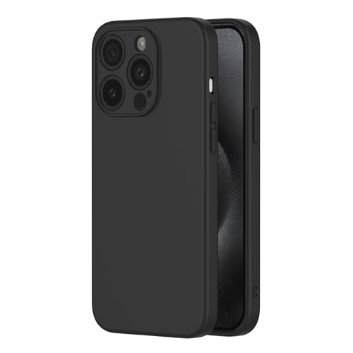 AICEK Kompatibel mit Apple iPhone 15 Pro Hülle, Schwarz Silikon Schutzhülle für iPhone 15 Pro Case TPU Bumper Handyhülle AICEK Kompatibel mit Apple iPhone 15 Pro Hülle, Schwarz Silikon Schutzhülle für iPhone 15 Pro Case TPU Bumper Handyhülle von AICEK