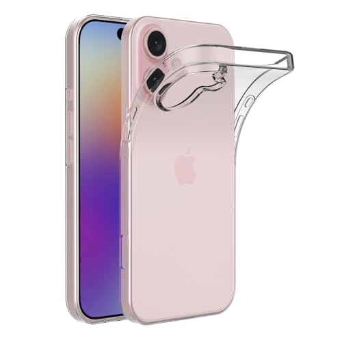 AICEK Kompatibel mit Apple iPhone 16 Hülle, Transparent Silikon Handyhülle für iPhone 16 Hülle TPU Schutzhülle Bumper Crystal Clear Case AICEK Kompatibel mit Apple iPhone 16 Hülle, Transparent Silikon Handyhülle für iPhone 16 Hülle TPU Schutzhülle Bumper Crystal Clear Case von AICEK