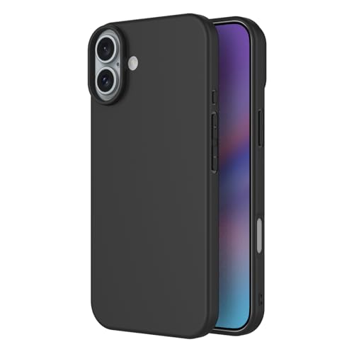 AICEK Kompatibel mit Apple iPhone 16 Plus Hülle, Schwarz Silikon Schutzhülle für iPhone 16 Plus Case TPU Bumper Handyhülle AICEK Kompatibel mit Apple iPhone 16 Plus Hülle, Schwarz Silikon Schutzhülle für iPhone 16 Plus Case TPU Bumper Handyhülle von AICEK