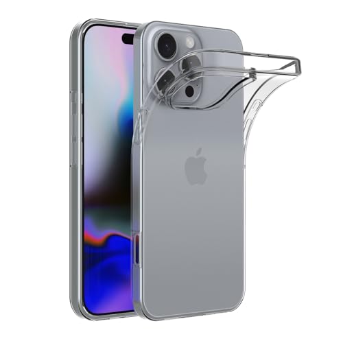 AICEK Kompatibel mit Apple iPhone 16 Pro Max Hülle, Transparent Silikon Handyhülle für iPhone 16 Pro Max Hülle TPU Schutzhülle Bumper Crystal Clear Case AICEK Kompatibel mit Apple iPhone 16 Pro Max Hülle, Transparent Silikon Handyhülle für iPhone 16 Pro Max Hülle TPU Schutzhülle Bumper Crystal Clear Case von AICEK