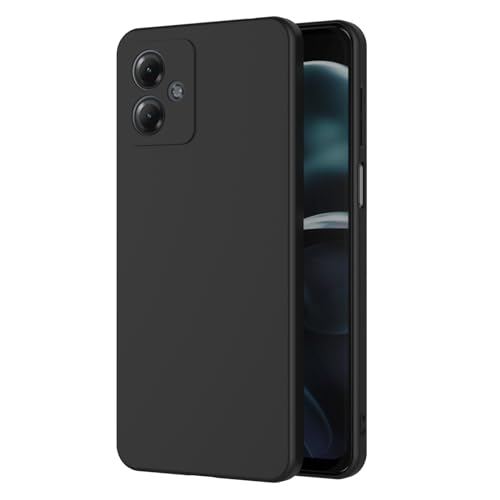 AICEK Kompatibel mit Motorola Moto G14 Hülle, Schwarz Silikon Schutzhülle für Moto G14 Case TPU Bumper Handyhülle von AICEK