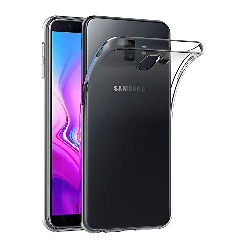 AICEK Samsung Galaxy J6 Plus Hülle, Transparent Silikon Schutzhülle für Samsung J6 Plus Case Clear Durchsichtige TPU Bumper Galaxy J6 Plus Handyhülle (6,0 Zoll) von AICEK