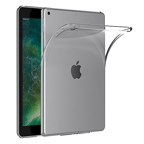 AICEK iPad 9.7 2017 Hülle, Transparent Silikon Schutzhülle für iPad 9.7 2017 Case Crystal Clear Durchsichtige TPU Bumper iPad 2017 (9,7 Zoll) hülle von AICEK