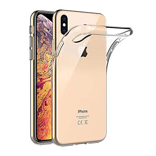 AICEK iPhone XS Max Hülle, Transparent Silikon Schutzhülle für iPhone XS Max Case Clear Durchsichtige TPU Bumper iPhone XS Max Handyhülle (6,5 Zoll) von AICEK