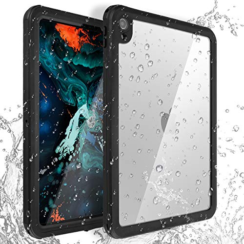 AICase Hülle für IPad Pro 11 Zoll 2018 wasserdichte Hülle mit Kickstand Lanyard,360 Rundum Schutz Transparent Schutzhülle,wasserdicht, schockresistent, mit voller Touchscreen Funktion inkl. Touch ID von AICase