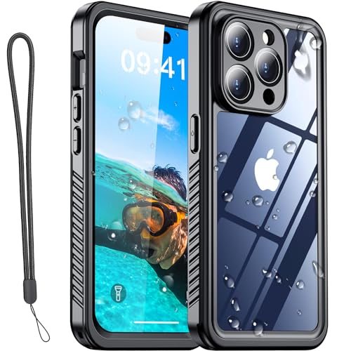 AICase Kompatibel mit iPhone 15 Pro Max Wasserdicht Hülle 360 Grad Schutz Outdoor Rundumschutz IP68 zertifizierter Ganzkörperschutz,Unterwasserschutzhülle für Phone 15 Pro Max 6.7" 2023 von AICase