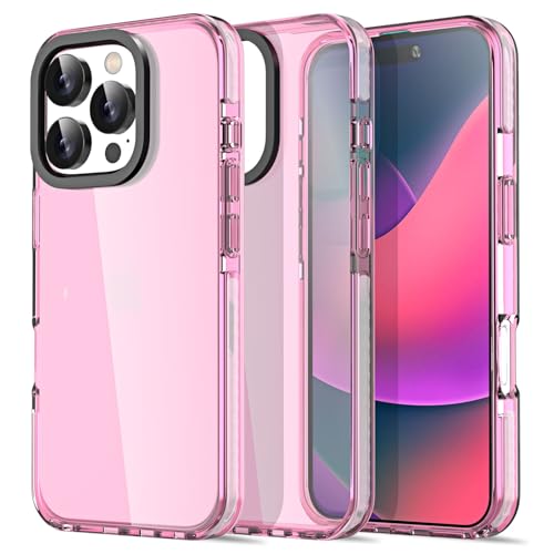 AICase Neon Pink Transparente Handyhülle für iPhone 16 Pro, Trendy Frauen Mädchen Ästhetik Preppy Bunt Farbig Niedlich Retro Hell Schutzhülle Jelly Aura Hülle AICase Neon Pink Transparente Handyhülle für iPhone 16 Pro, Trendy Frauen Mädchen Ästhetik Preppy Bunt Farbig Niedlich Retro Hell Schutzhülle Jelly Aura Hülle von AICase