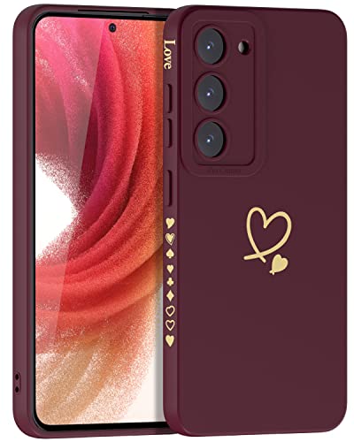 AICase Samsung Galaxy S23 Plus Hülle mit Kameraschutz Ultra dünn Herz Love Design TPU Silikon Bumper Rundumschutz Schutzhülle Case Dünne Handyhülle Samsung S23+ Plus 6.6" 2023 von AICase