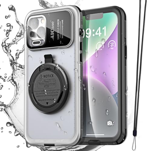 AICase Self-Check wasserdichte Handyhülle für iPhone 14 Plus, Unterwasser-Touchscreen, Wasserdicht, Staubdicht, Schneefest, Tauch-Handyhülle, Integrierter Displayschutz für Dusche, Strand, Schnorcheln AICase Self-Check wasserdichte Handyhülle für iPhone 14 Plus, Unterwasser-Touchscreen, Wasserdicht, Staubdicht, Schneefest, Tauch-Handyhülle, Integrierter Displayschutz für Dusche, Strand, Schnorcheln von AICase