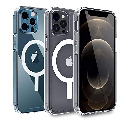 AICase Transparente iPhone 12 Pro Max Hülle mit integriertem Magnetkreis von AICase