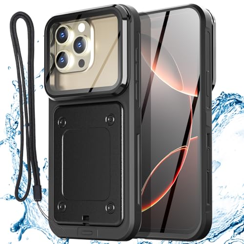 AICase Wasserdichtes Handy-Etui Universal mit Selbstprüffunktion, Wasserfeste Handy Wasserschutzhülle Handytasche Wasserdicht für iPhone 16 Pro Max/Plus,15 Pro Max,14 Pro Max/13 Pro Max 6,9 Zoll von AICase