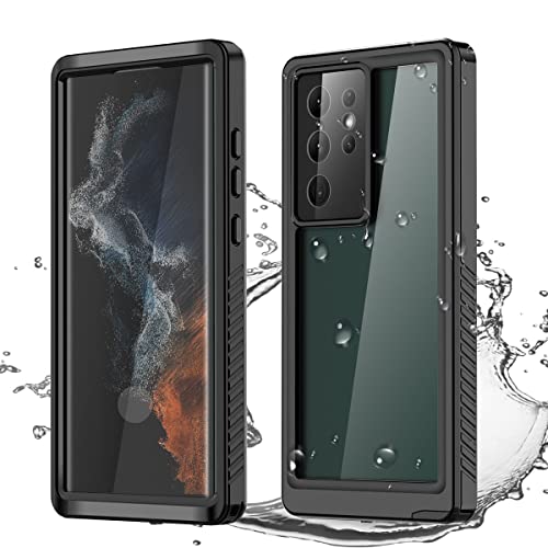AICase für Galaxy S22 Ultra Wasserdicht Hülle,360 Grad Rundum Schutz mit Eingebautem Displayschutz IP68 voll versiegelt wasserfeste handyhülle Outdoor Case für Samsung S22 Ultra 5g von AICase