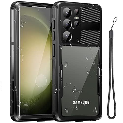 AICase wasserdichte Schutzhülle für Samsung Galaxy S23 Ultra 5G (6,8 Zoll), schneefest, staubdicht, stoßfest, Rundumschutz, IP68, Zertifiziert 360, Schutzhülle für Samsung S23 Ultra 2023 von AICase
