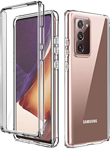 AICase für Samsung Note 20 Hülle Schutzhülle Transparent Stoßfest Case, 360 Grad Bumper Handyhülle Clear Cover Ohne Displayschutz für Note 20 5G 6,7 Zoll 2020 von AICase