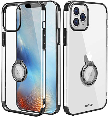 AICase für iPhone 12 Pro/iPhone 12 max 6.1" 20201 Schutzhülle mit Metallständer,Ultradünnes Case für magnetische KFZ-Halterung mit 360-Grad Finger-Halter,Transparente PC Schale Glänzende Details AICase für iPhone 12 Pro/iPhone 12 max 6.1" 20201 Schutzhülle mit Metallständer,Ultradünnes Case für magnetische KFZ-Halterung mit 360-Grad Finger-Halter,Transparente PC Schale Glänzende Details von AICase