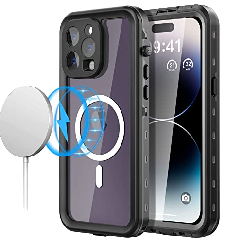 AICase für iPhone 14 Pro Max Wasserdicht Hülle mit MagSafe Unterstützung, (6.7") 360 Grad Schutz Outdoor Rundumschutz IP68 zertifizierter Ganzkörperschutz,Unterwasserschutzhülle für iPhone 14 Pro Max von AICase