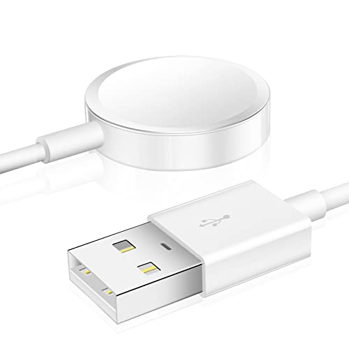 AICase iWatch Ladekabel,Magnetisches Ladekabel auf USB, iWatch-Ladegerät Charging Cable Ladestation für iWatch Modelle Series 8/SE/7/6/5/4/3/2/1 (38mm,40mm,42mm,44mm) von AICase