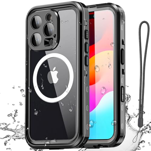AICase für iPhone 16 Pro Max Hülle Wasserdicht,Handyhülle iPhone 16 Pro Max Schutzhülle Wasserfest mit Magsafe,360 Outdoor Stoßfest Staubdicht Panzerhülle mit Kameraschutz/Displayschutz AICase für iPhone 16 Pro Max Hülle Wasserdicht,Handyhülle iPhone 16 Pro Max Schutzhülle Wasserfest mit Magsafe,360 Outdoor Stoßfest Staubdicht Panzerhülle mit Kameraschutz/Displayschutz von AICase