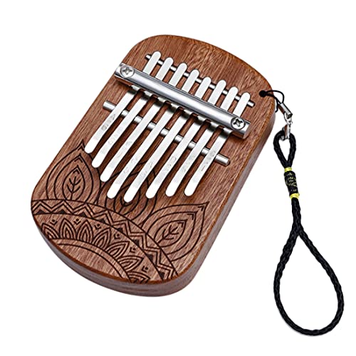 AIDIRui 8 Tasten Kalimba Afrikanische Finger Daumen Klavier Mahagoni Holz Keyboard Percussion Instrument Musik Geschenk für Anfänger von AIDIRui