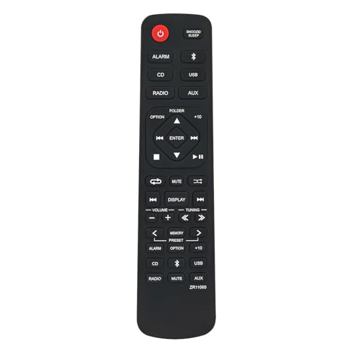 ZR11060 Ersatz-Fernbedienung für Yamaha Mikrokomponentensystem MCR-B043D MCR-B043BL MCR-B043 MCR-B043 MCR-B043 Blau MCR-B043 Rot MCR-B043 Orange MCR-B043 Schwarz MCR-B043 Dunkelgrau von AIDITIYMI