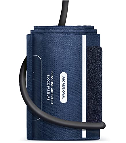 AIESI® Ersatz-1-Schlauch-Manschette für manuelles Aneroid-Blutdruckmessgerät der Größe ERWACHSENE, Latexfrei, Garantie 24 Monate von AIESI