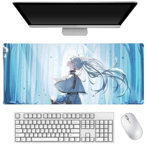 AIGOUT Frieren: Beyond Journey's End Anime-Mauspad, groß, 400 x 900 mm, rutschfeste Gummiunterseite, Computer-Schreibtischunterlage, Gaming-Mauspad (Typ 13, 40 x 90 cm) von AIGOUT
