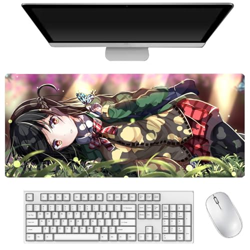 AIGOUT Ichinose Chizuru Sarashina Ruka Anime-Mauspad, Gaming-Mauspad, groß, 40 x 90 cm, für Zuhause, Büro, PC, Desktop (Typ 4, 40 x 90 cm) von AIGOUT
