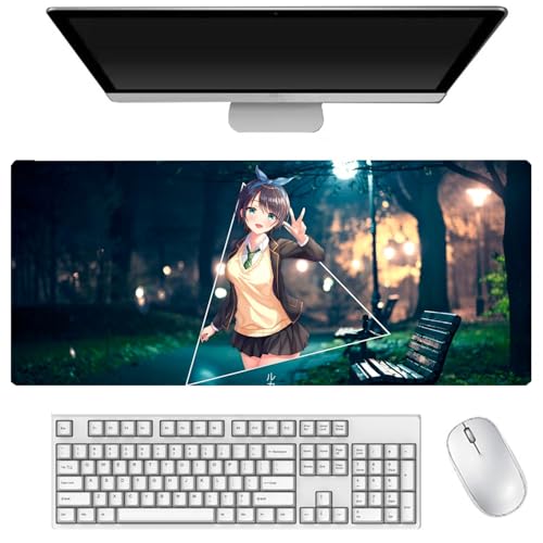 AIGOUT Ichinose Chizuru Sarashina Ruka Anime-Mauspad, Gaming-Mauspad, groß, 40 x 90 cm, für Zuhause, Büro, PC, Desktop (Typ 8, 40 x 90 cm) von AIGOUT