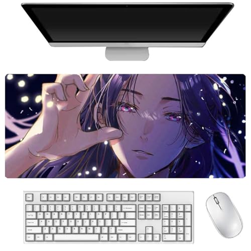 The Apothecary Diaries Maomao Großes Mauspad, Anime-Druckmuster, 400 x 900 mm, rutschfestes Gummi-Mauspad für Computer, Laptop, Spiel-Mauspad (Typ 2, 40 x 90 cm) von AIGOUT