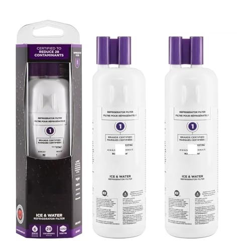 Ersetzen Sie den Kühlschrank-Wasserfilter, kompatibel mit Whirpool EDR1RXD1, W10295370A, 9081, Tropfenfilter 1, P8RFWB2L, P4RFWB (1–5 Stück).(2 packs) von AIHDBCL