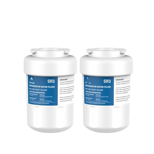 Filter-Ersatz, kompatibel mit GE Kühlschrank-Wasserfilter MWFP GWF GWFA MWFA Filter FMG-1, kompatibel mit Kenmore 46–9991, 1–4 Stück(2pcs) von AIHDBCL