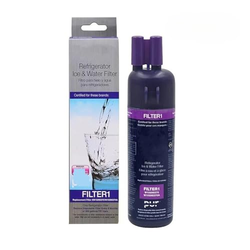 Filter1 Kühlschrank-Wasserfilter For W10295370A, Kompatibel Mit Whirlpool, EDR1RXD1 P4RFWB P8RFWB2L GRE1001 46-9081 46-9930 WF537 RFC3700A(1PCS) von AIHDBCL