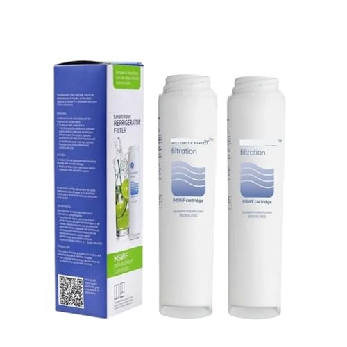 MSWF-Ersatz, Kompatibel Mit GE WR02X12345 WR02X12801 RWF1062 MSWFD WR02X12801 101821-B 238C2334P003 AP3997949 Kühlschrank-Wasserfilter(2pcs) von AIHDBCL