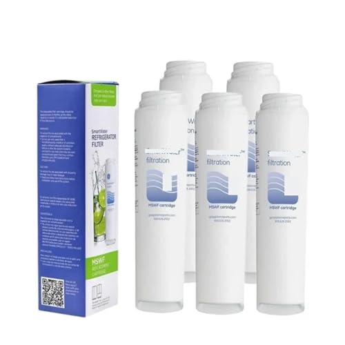 MSWF-Ersatz, Kompatibel Mit GE WR02X12345 WR02X12801 RWF1062 MSWFD WR02X12801 101821-B 238C2334P003 AP3997949 Kühlschrank-Wasserfilter(5pcs) von AIHDBCL