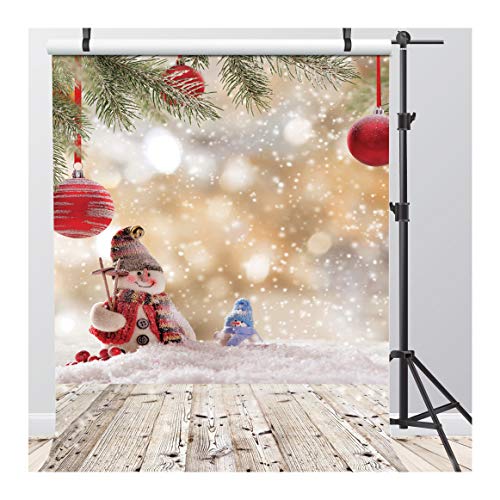 AIIKES 5x7FT Weihnachten Schneemann Fotografie Vinyl Hintergrund Weihnachten Thema Schneemann Fotografische Kulissen Für Studio Foto Requisiten 10-827 von AIIKES