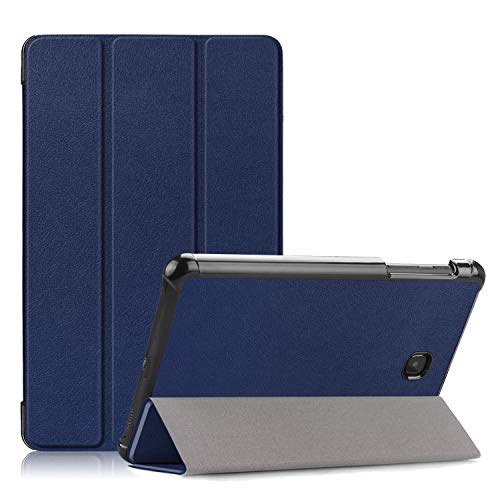 AIJAKO Ajako Schutzhülle für Samsung Galaxy Tab A 8.0 2018 T387V - Ultra Slim Standfunktion faltbar Smart Cover Stand Case für Samsung Galaxy Tab A 8.0 2017 dunkelblau von AIJAKO