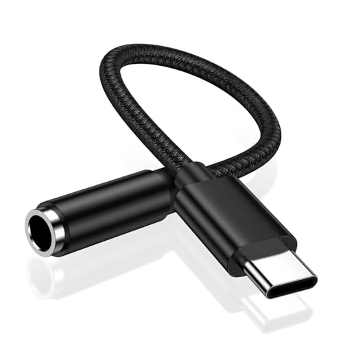 Adapter USB C auf Klinke, USB C auf 3,5mm Kopfhörer Adapter, Typ C Audio Dongle USBC Aux Adapter für Samsung Galaxy A55 5g/A56/A54/A35/A36/A34/A16/A15/S25/S24/S23/S22/S21,iPhone 16/15,Google Pixel 9/8 Adapter USB C auf Klinke, USB C auf 3,5mm Kopfhörer Adapter, Typ C Audio Dongle USBC Aux Adapter für Samsung Galaxy A55 5g/A56/A54/A35/A36/A34/A16/A15/S25/S24/S23/S22/S21,iPhone 16/15,Google Pixel 9/8 von AILKIN
