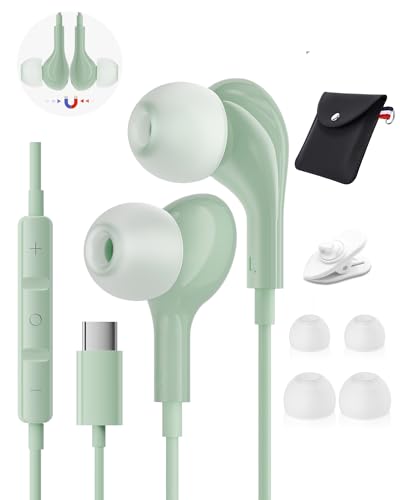 USB C Kopfhörer für Samsung Galaxy S24 S23 Ultra S25 S22 A55 A53 A33 A54 5G,HiFi Stereo USB C Headset In-Ear Kopfhörer mit Kabel Kopfhörer USBC für iPhone 15 16 Pro Max Google Pixel 8 7a Xiaomi 14 USB C Kopfhörer für Samsung Galaxy S24 S23 Ultra S25 S22 A55 A53 A33 A54 5G,HiFi Stereo USB C Headset In-Ear Kopfhörer mit Kabel Kopfhörer USBC für iPhone 15 16 Pro Max Google Pixel 8 7a Xiaomi 14 von AILZPXX