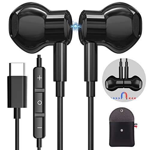 USB C Kopfhörer Samsung Kopfhörer USB C Anschluss für Samsung Galaxy S23 S22 S25 Ultra S24 S21 FE A55 A53 A54 A33 In-Ear Kopfhörer mit Kabel und Mikrofon USB C Headset für iPhone 15 16 Pro Pixel 8 7 USB C Kopfhörer Samsung Kopfhörer USB C Anschluss für Samsung Galaxy S23 S22 S25 Ultra S24 S21 FE A55 A53 A54 A33 In-Ear Kopfhörer mit Kabel und Mikrofon USB C Headset für iPhone 15 16 Pro Pixel 8 7 von AILZPXX