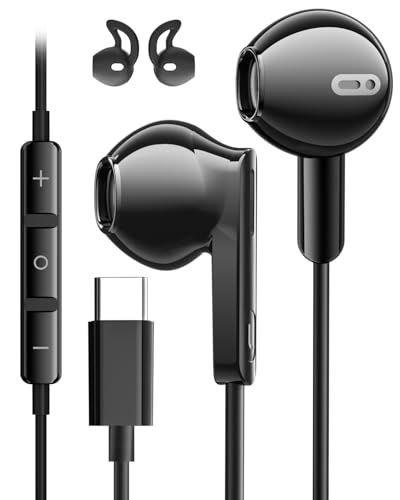 USB C Kopfhörer für iPhone 15 16 Pro Max HiFi Stereo In Ear Kopfhörer mit Kabel USB C mit Mikrofon Kopfhörer USB C für Samsung Galaxy S24 S23 S22 S25 Ultra S21 A55 A53 A33 A54 5G Pixel 8 7a Xiaomi 14 USB C Kopfhörer für iPhone 15 16 Pro Max HiFi Stereo In Ear Kopfhörer mit Kabel USB C mit Mikrofon Kopfhörer USB C für Samsung Galaxy S24 S23 S22 S25 Ultra S21 A55 A53 A33 A54 5G Pixel 8 7a Xiaomi 14 von AILZPXX