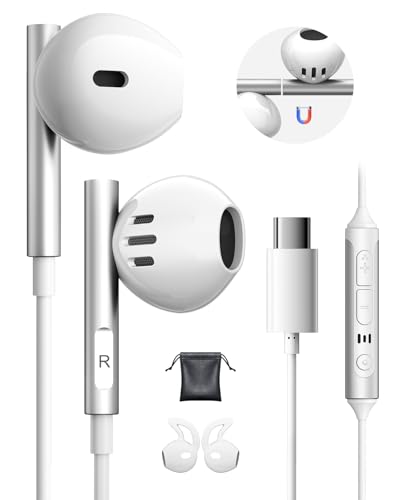 USB C Kopfhörer mit Kabel Mikrofon für iPhone 15 16 Pro Max Plus iPad 10 USB C Headphones Magnetische Hi-Fi Stereo Samsung Galaxy S24 S23 Ultra S22 S21 S25 A55 A35 A53 AA54 5G A16 Pixel 8 7 Xiaomi 15 USB C Kopfhörer mit Kabel Mikrofon für iPhone 15 16 Pro Max Plus iPad 10 USB C Headphones Magnetische Hi-Fi Stereo Samsung Galaxy S24 S23 Ultra S22 S21 S25 A55 A35 A53 AA54 5G A16 Pixel 8 7 Xiaomi 15 von AILZPXX