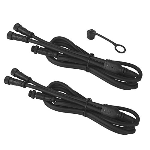 AIMHEIM 2 Stück Verlängerungskabel, 2M Kabel/Stück, LED Gartenleuchte Verlüngerungskabel, IP68 Wasserdicht LED Außenleucht Kabel, Aussenbeleuchtung Verbindungskabel Gartenbeleuchtung AIMHEIM 2 Stück Verlängerungskabel, 2M Kabel/Stück, LED Gartenleuchte Verlüngerungskabel, IP68 Wasserdicht LED Außenleucht Kabel, Aussenbeleuchtung Verbindungskabel Gartenbeleuchtung von AIMHEIM