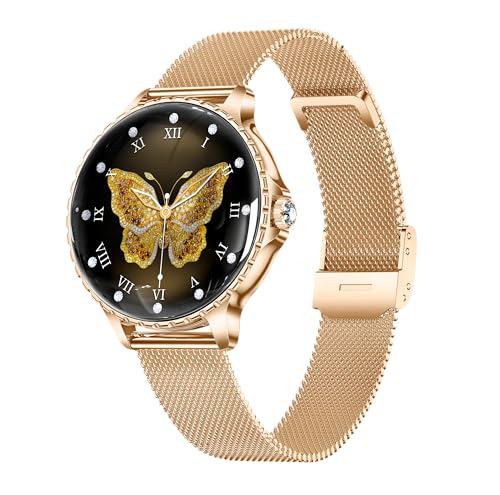 AIMIUVEI Smartwatch Damen Gold AIMIUVEI Smartwatch Damen Gold von AIMIUVEI