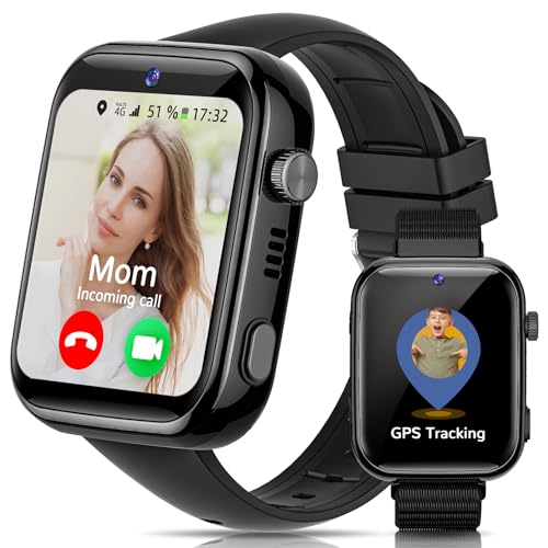AIMIUVEI Smartwatch Kinder mit GPS, Kids Smart Watch mit 4G, SOS Notruf, Telefonanruf, Videoanrufe, Sprachchat, SMS, Schulmodus AIMIUVEI Smartwatch Kinder mit GPS, Kids Smart Watch mit 4G, SOS Notruf, Telefonanruf, Videoanrufe, Sprachchat, SMS, Schulmodus von AIMIUVEI