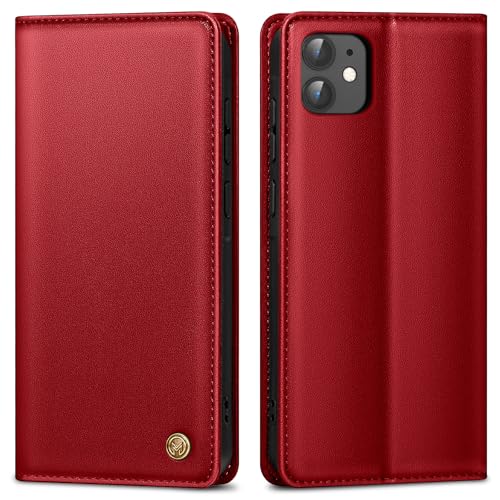 AIMOYU Handyhülle für iPhone 11 Hülle,Premium Lederhülle Schutzhülle Tasche für iPhone 11 Hülle Wallet Kartenfach Standfunktion Klappbar Flip Case für iPhone 11 Hülle,Rot AIMOYU Handyhülle für iPhone 11 Hülle,Premium Lederhülle Schutzhülle Tasche für iPhone 11 Hülle Wallet Kartenfach Standfunktion Klappbar Flip Case für iPhone 11 Hülle,Rot von AIMOYU