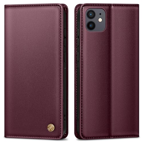 AIMOYU Handyhülle für iPhone 12 Hülle,Premium Lederhülle Schutzhülle Tasche für iPhone 12 Pro Hülle Wallet Kartenfach Standfunktion Klappbar Flip Case für iPhone 12/12 Pro Hülle,Weinrot AIMOYU Handyhülle für iPhone 12 Hülle,Premium Lederhülle Schutzhülle Tasche für iPhone 12 Pro Hülle Wallet Kartenfach Standfunktion Klappbar Flip Case für iPhone 12/12 Pro Hülle,Weinrot von AIMOYU