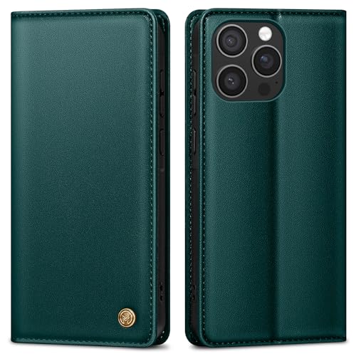 AIMOYU Handyhülle für iPhone 16 Pro Hülle,Premium Lederhülle Schutzhülle Tasche für iPhone 16 Pro Hülle Wallet Kartenfach Standfunktion Klappbar FliPhone Case für iPhone 16 Pro Hülle,BlauGrün AIMOYU Handyhülle für iPhone 16 Pro Hülle,Premium Lederhülle Schutzhülle Tasche für iPhone 16 Pro Hülle Wallet Kartenfach Standfunktion Klappbar FliPhone Case für iPhone 16 Pro Hülle,BlauGrün von AIMOYU